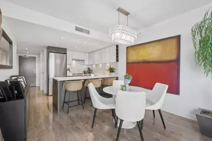 Family Room Photo of 503 110 Switchmen Street, Vancouver, BC