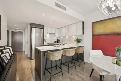 Kitchen Island Photo of 503 110 Switchmen Street, Vancouver, BC