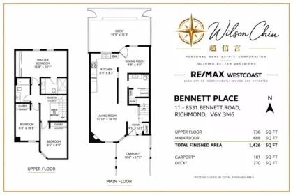 Street View Photo of 11 8531 Bennett Road, Richmond, BC