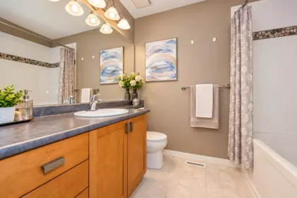 Basement Recreation Room Photo of 65 2200 Panorama Drive, Port Moody, BC
