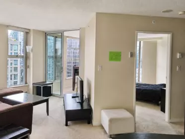 Living Room Photo of 3101 1009 Expo Boulevard, Vancouver, BC