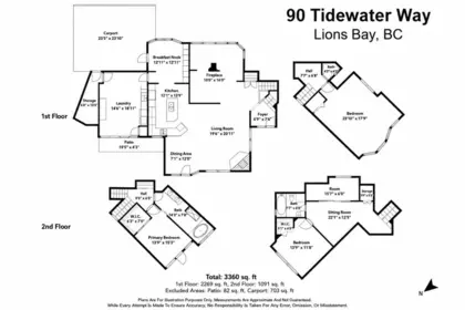 Street View Photo of 90 Tidewater Way, Lions Bay, BC