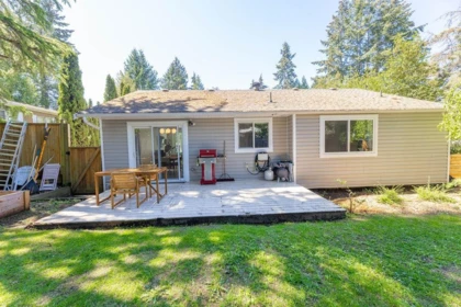 Aerial View of 5700 Trident Avenue, Sechelt, BC