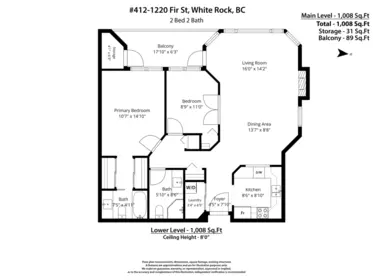 Playground / Recreational Area Near 412 1220 Fir Street, White Rock, BC