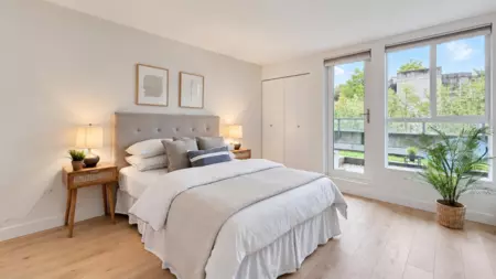 Primary Bedroom Photo of 10 1355 W 4th Avenue, Vancouver, BC