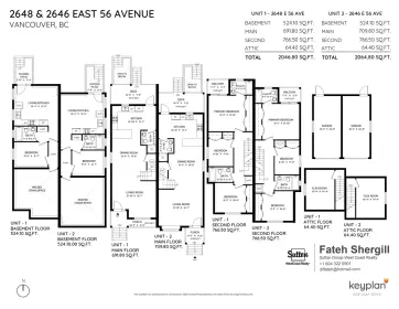 2648 E 56th Avenue, Vancouver, BC, Vancouver — Half Duplex for sale