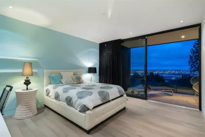 Aerial View of 1071 Groveland Road, West Vancouver, BC