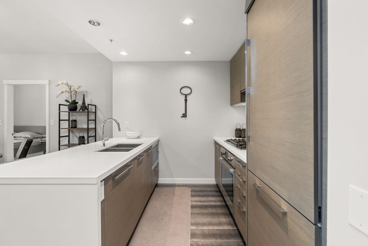 Living Room Photo of 606 5628 Birney Avenue, Vancouver, BC