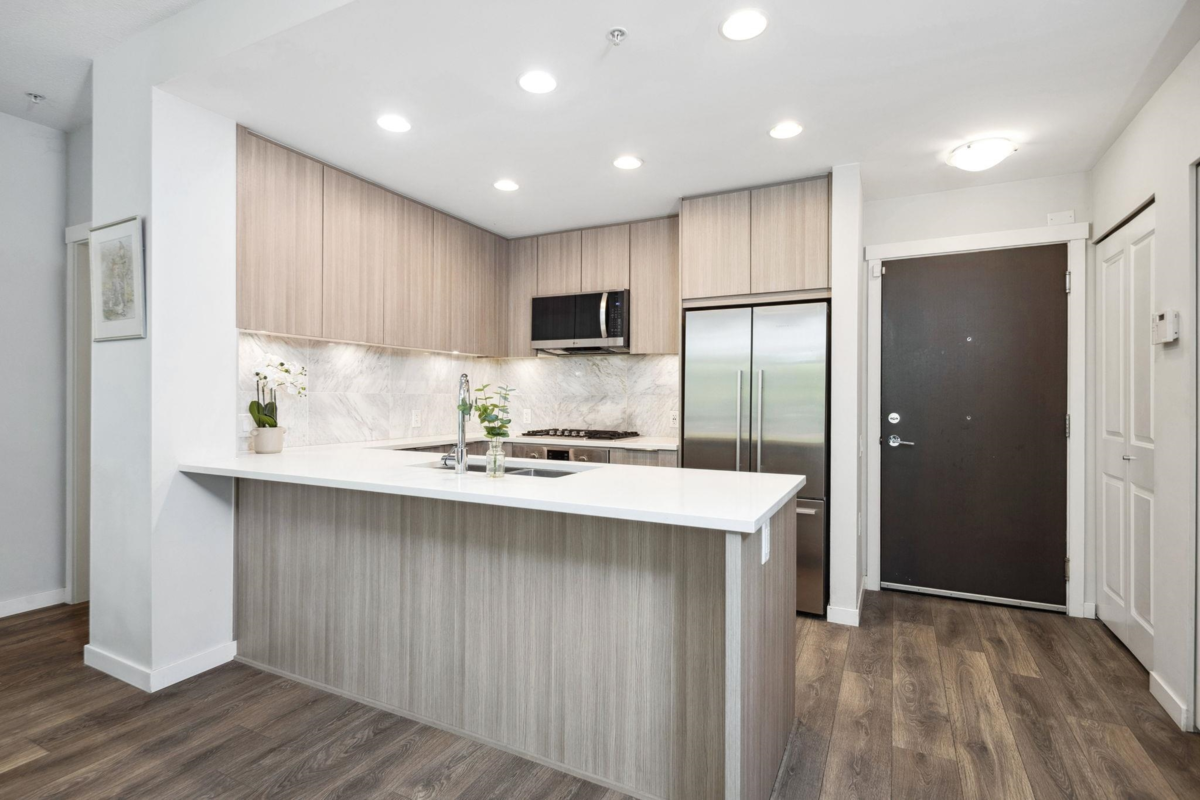 Exterior Front Photo of 104 3289 Riverwalk Avenue, Vancouver, BC