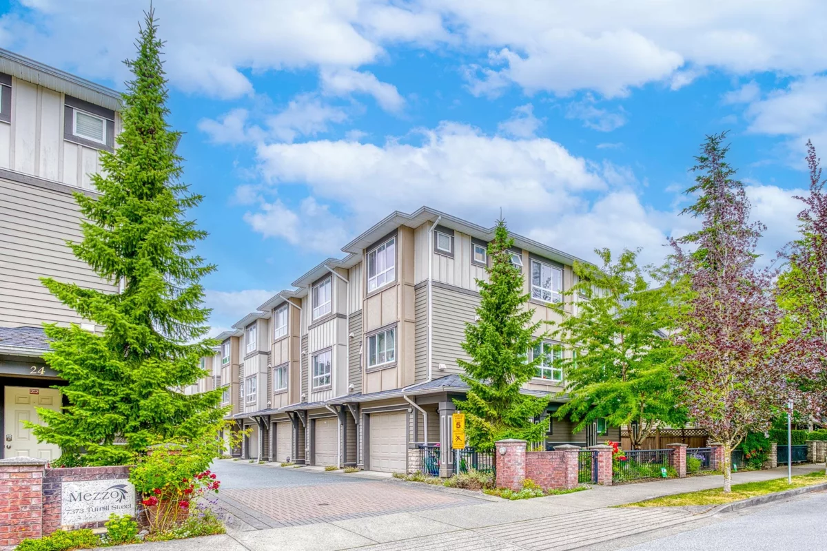 Exterior Front Photo of 4 7373 Turnill Street, Richmond, BC