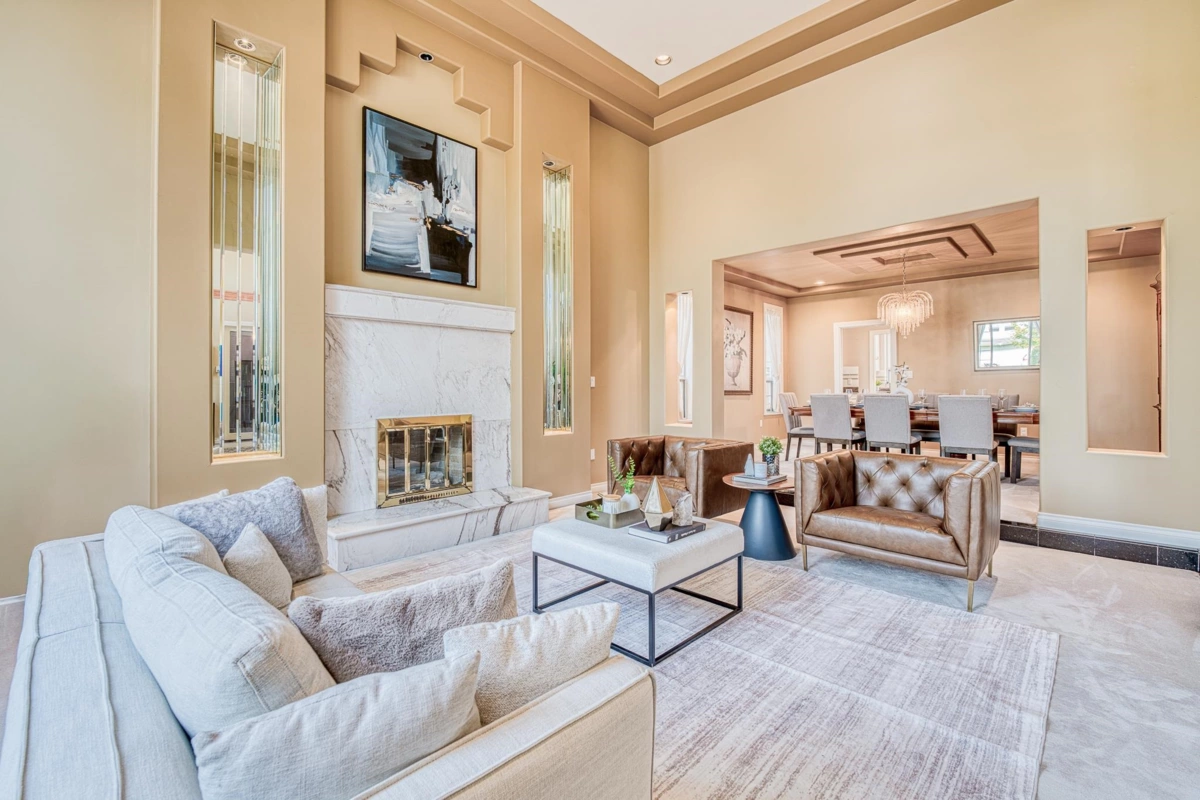 Living Room Photo of 3660 Granville Avenue, Richmond, BC