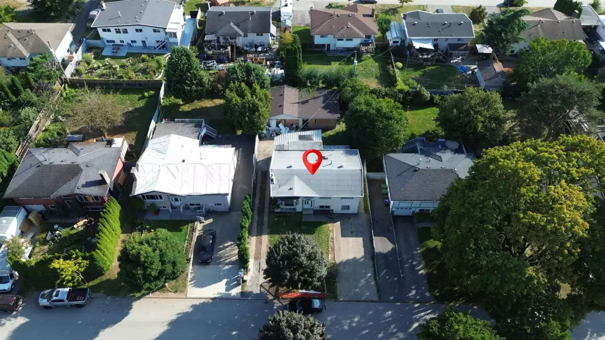 Aerial View of 15032 Swallow Drive, Surrey, BC