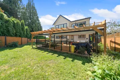 Aerial View of 1 7532 Melville Street, Chilliwack, BC