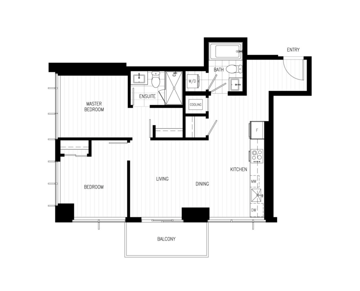 Outdoor Patio Photo of 1805 13675 107a Avenue, Surrey, BC