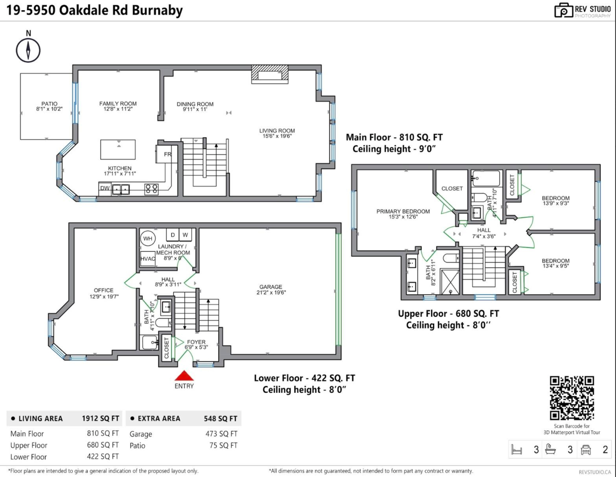 Exterior Rear Photo of 19 5950 Oakdale Road, Burnaby, BC