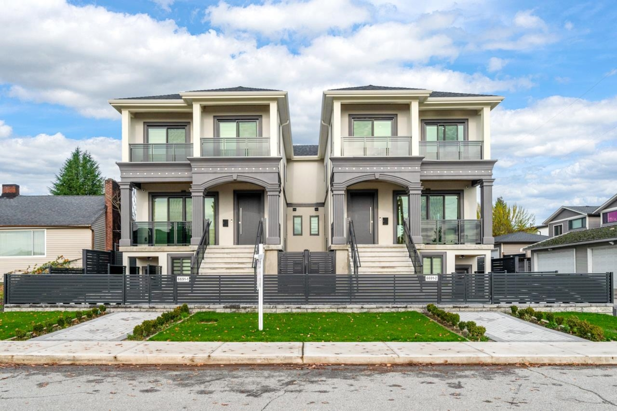 Exterior Front Photo of 2 6691 Winch Street, Burnaby, BC