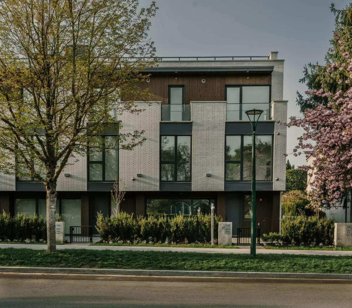 Aerial View of 772 W 27th Avenue, Vancouver, BC