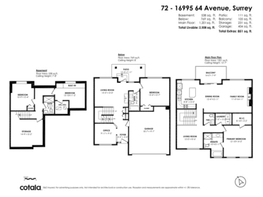 72 16995 64 Avenue, Surrey, BC, Surrey — Townhouse for sale