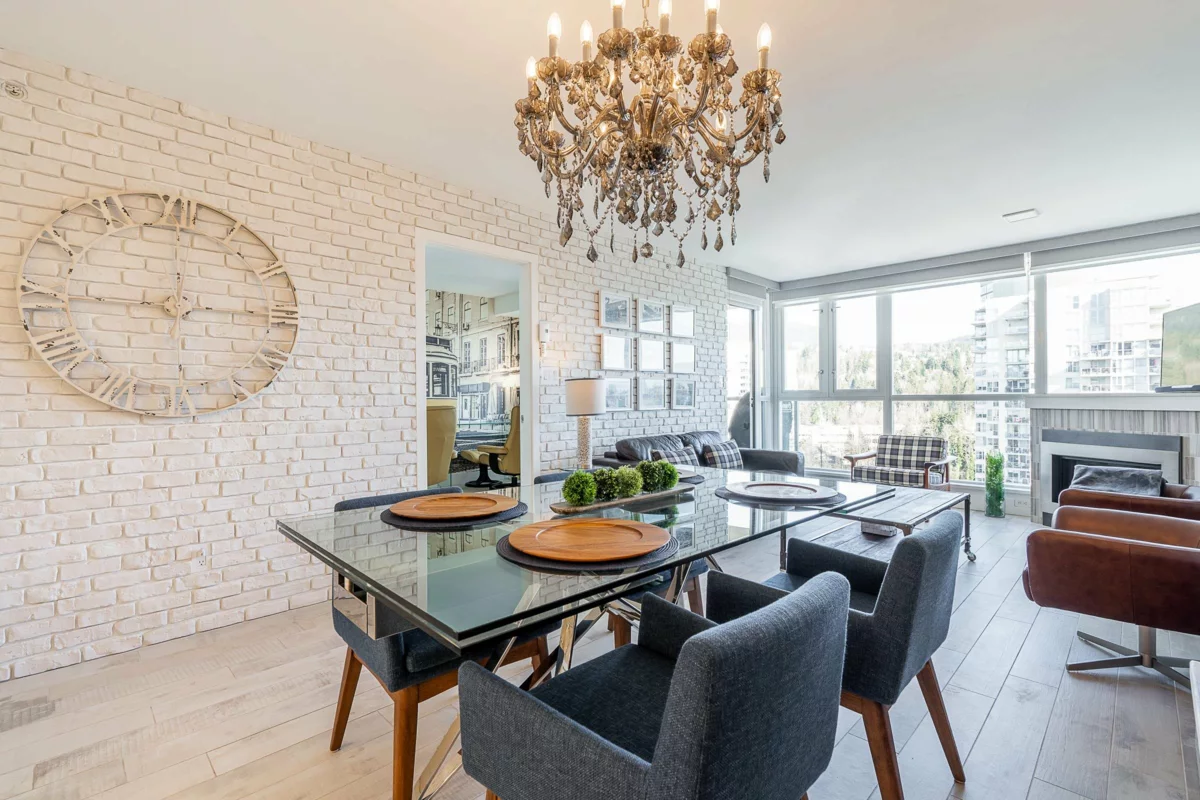 Kitchen Island Photo of 1806 235 Guildford Way, Port Moody, BC
