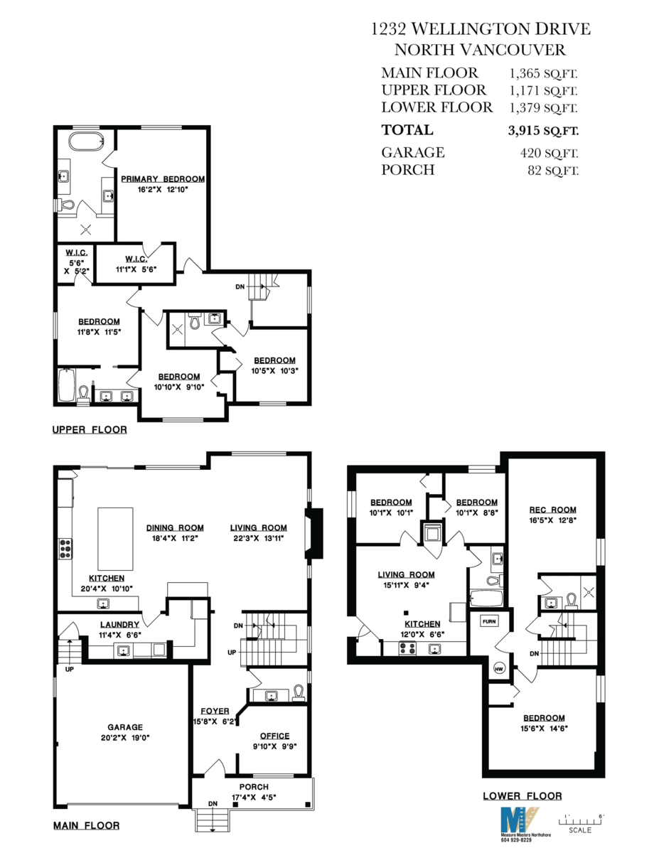 Aerial View of 1232 Wellington Drive, North Vancouver, BC