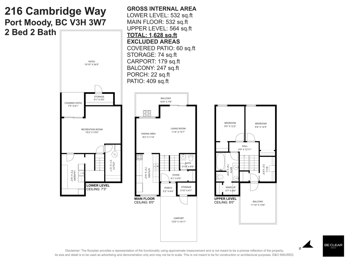Fitness Center Photo Near 216 Cambridge Way, Port Moody, BC