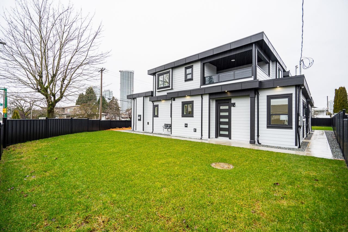 Aerial View of 7880 15th Street, Burnaby, BC