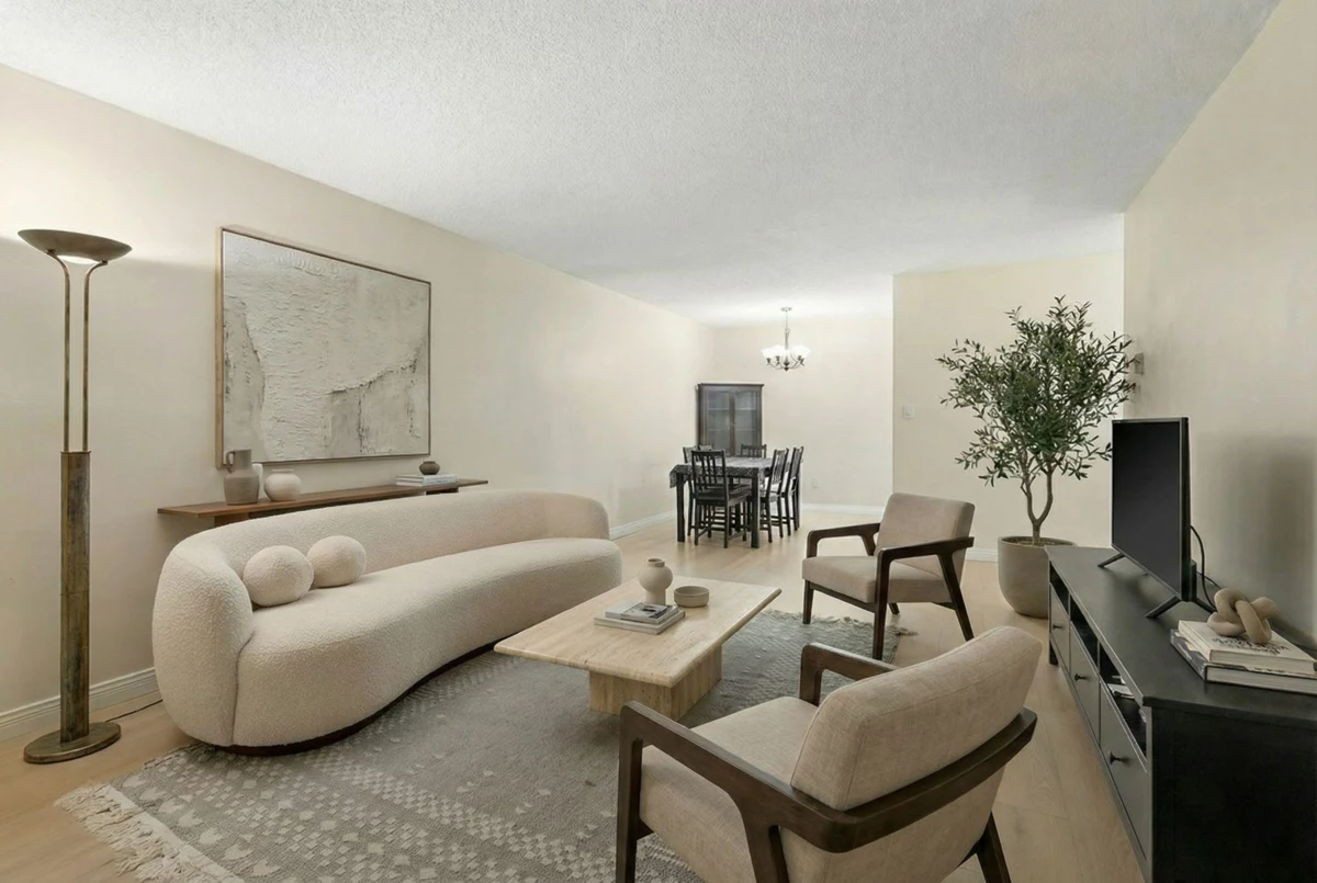 Living Room Photo of 404 9644 134 Street, Surrey, BC