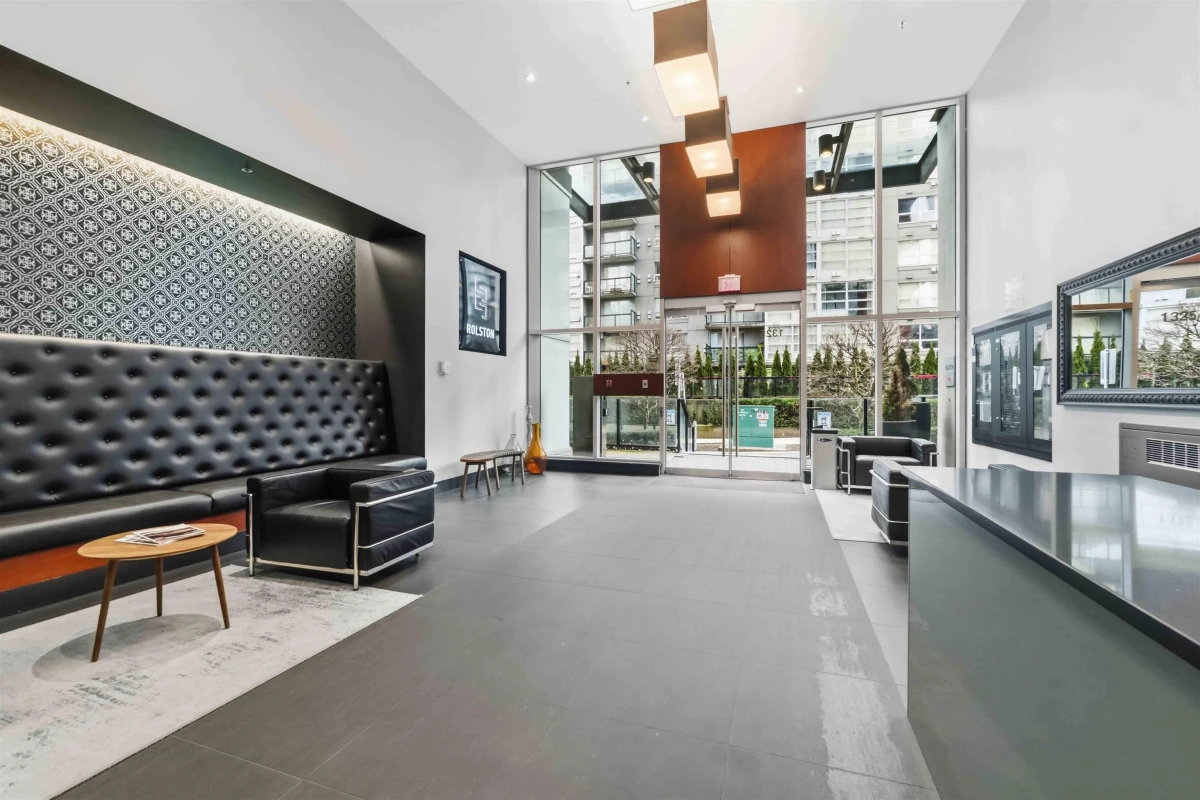 Living Room Photo of 2303 1325 Rolston Street, Vancouver, BC