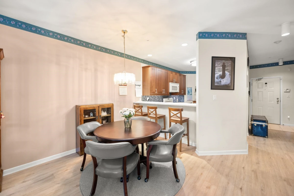 Dining Area Photo of 108 4753 West River Road, Delta, BC