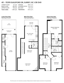 Loft / Bonus Room Photo of 40 15399 Guildford Drive, Surrey, BC