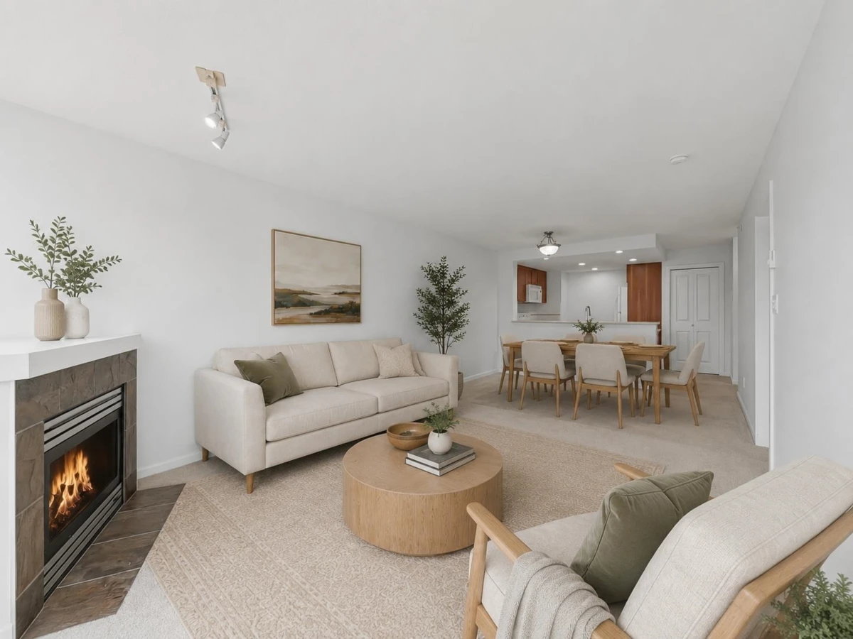 Living Room Photo of 906 235 Guildford Way, Port Moody, BC