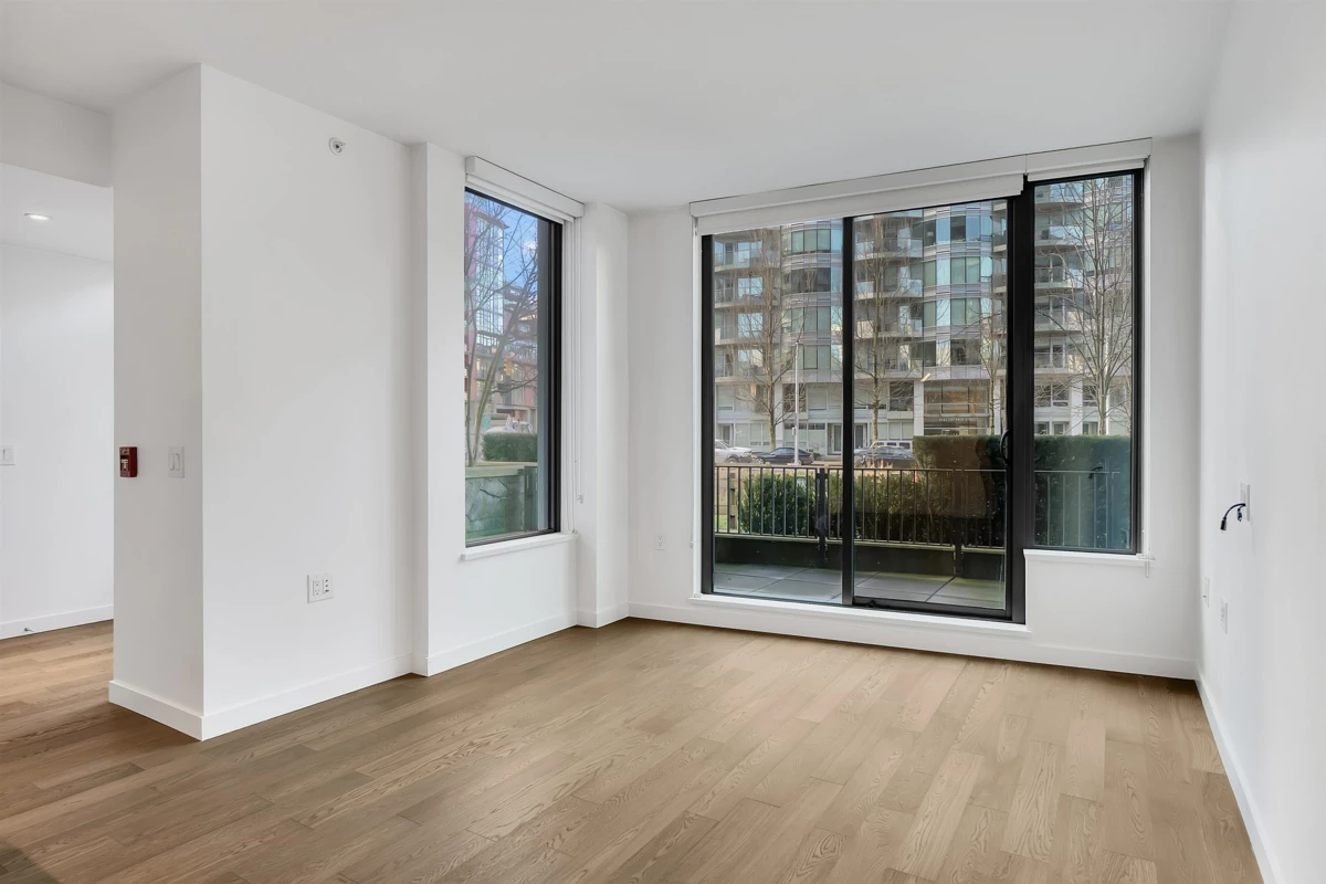 Living Room Photo of 102 1688 Pullman Porter Street, Vancouver, BC