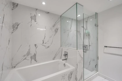 Guest Bathroom Photo of 102 1688 Pullman Porter Street, Vancouver, BC