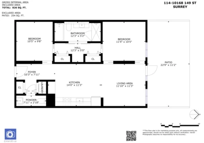 Kitchen Photo of 114 10168 149 Street, Surrey, BC