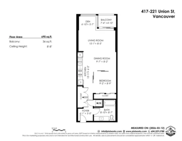 Hallway Photo of 417 221 Union Street, Vancouver, BC
