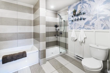 Powder Room Photo of 102 3602 Aldercrest Drive, North Vancouver, BC