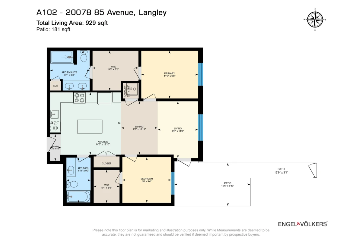 Exterior Rear Photo of A102 20078 85 Avenue, Langley, BC