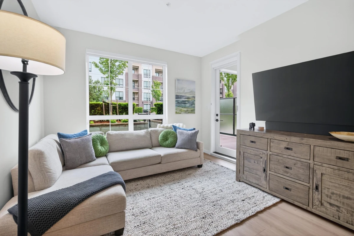 Living Room Photo of A102 20078 85 Avenue, Langley, BC