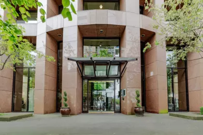 Aerial View of 1B 1500 Alberni Street, Vancouver, BC