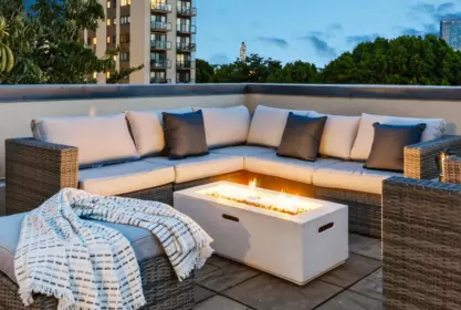 Outdoor Patio Photo of 307 1311 Beach Avenue, Vancouver, BC