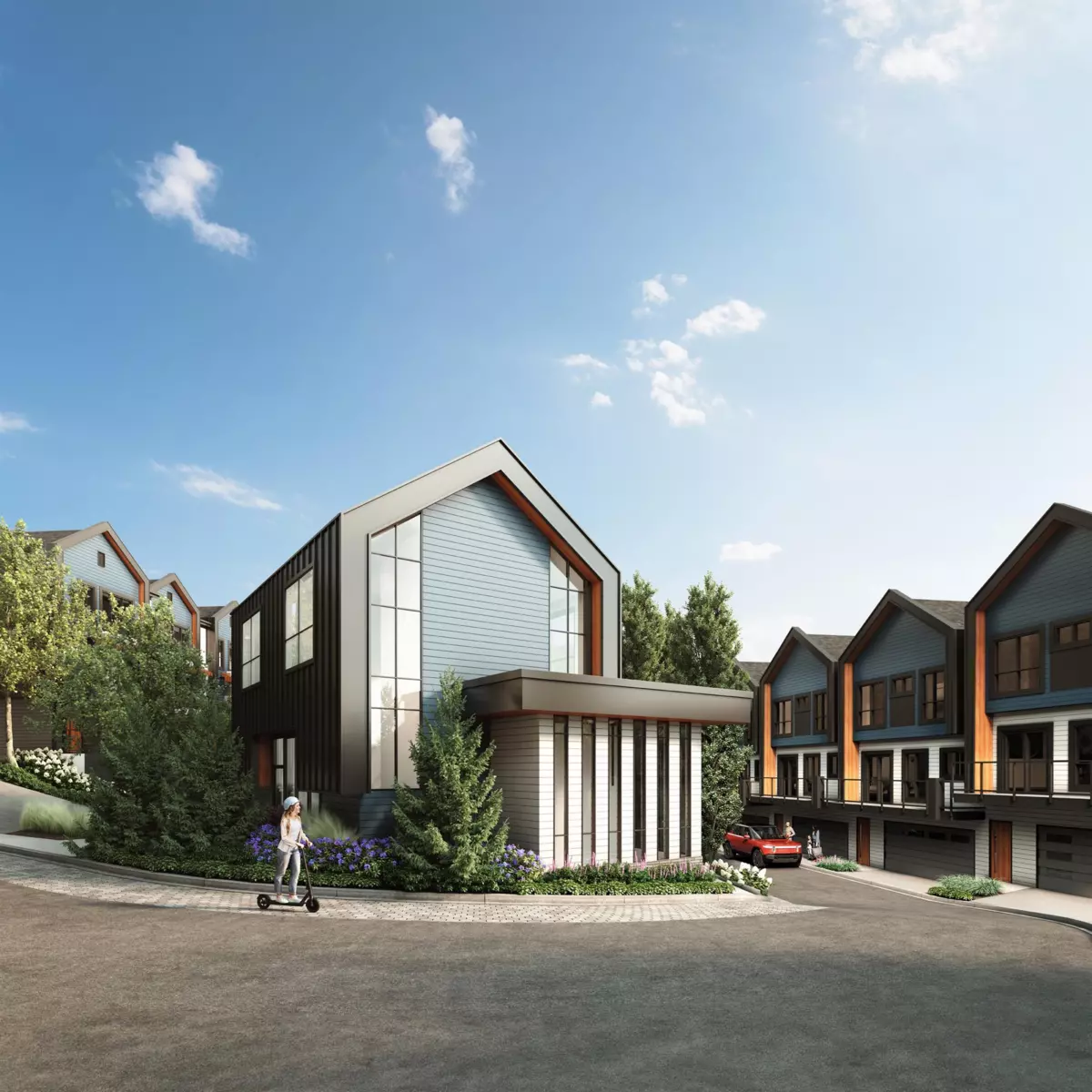 Exterior Rear Photo of 130 1292 Rosenburg Way, Coquitlam, BC
