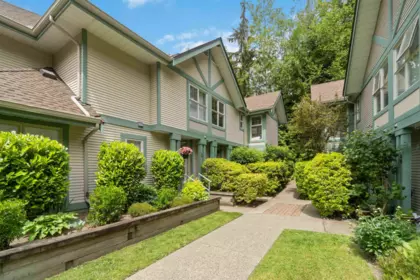 Aerial View of 57 65 Foxwood Drive, Port Moody, BC