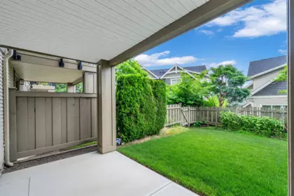 Backyard Photo of 186 3105 Dayanee Springs Boulevard, Coquitlam, BC