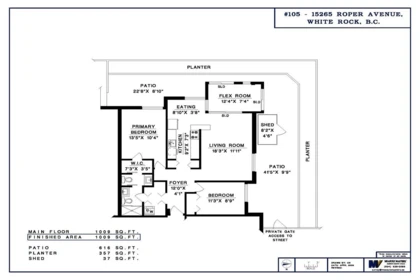105 15265 Roper Avenue, White Rock, BC, White Rock — Apartment/Condo for sale