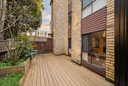 Outdoor Deck Photo of 105 15265 Roper Avenue, White Rock, BC