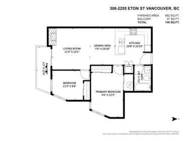 Laundry Room Photo of 308 2255 Eton Street, Vancouver, BC