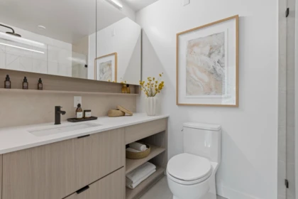 Primary Bathroom Photo of 107 2268 E Broadway, Vancouver, BC