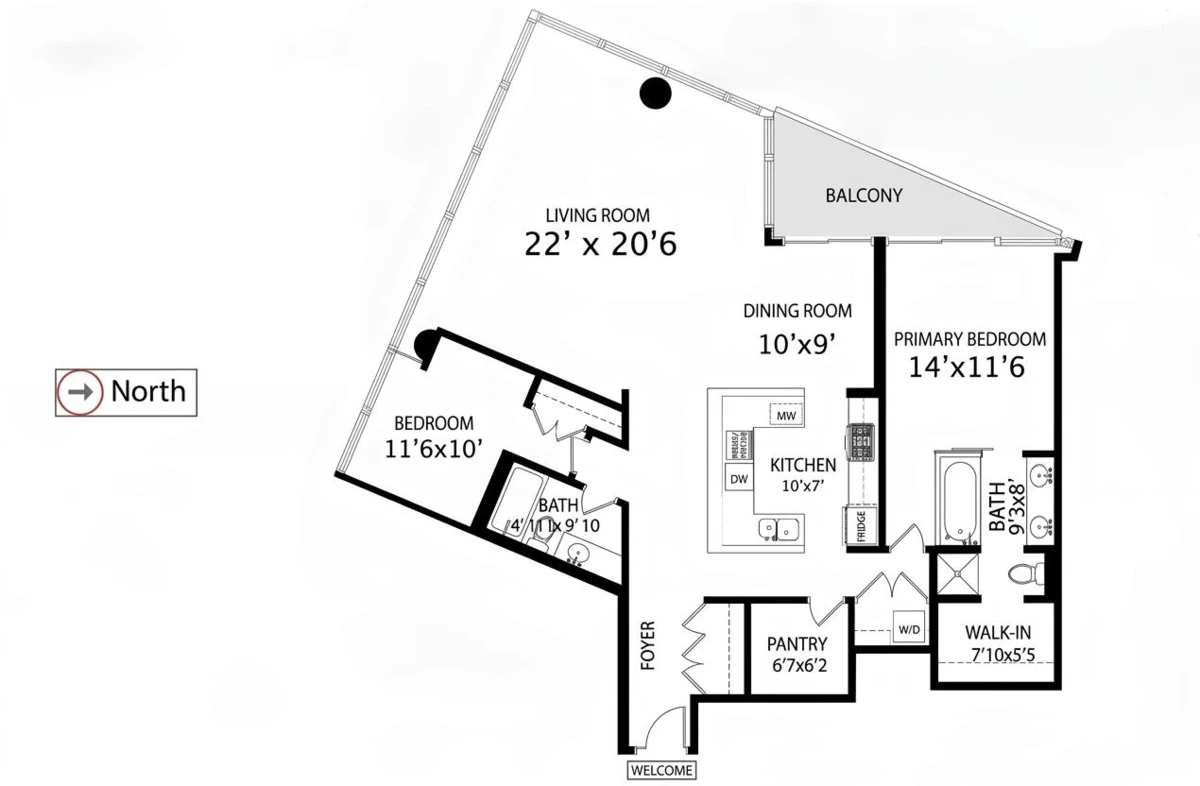 Exterior Rear Photo of 2403 1077 W Cordova Street, Vancouver, BC