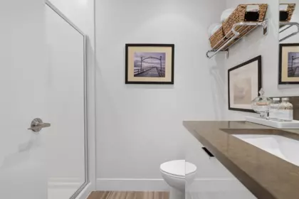 Basement Recreation Room Photo of 303 15747 Marine Drive, White Rock, BC