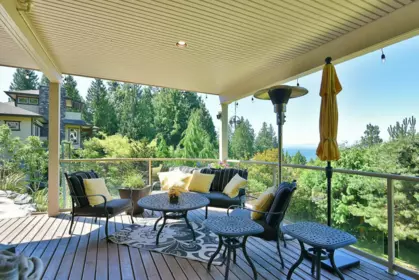 Aerial View of 377 Harry Road, Gibsons, BC